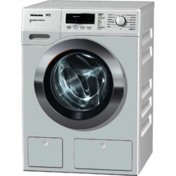 Miele WKR571 A+++-40% 9kg 1600 Spin Washing Machine in White with Chrome Door